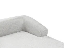 Divano angolare 3 posti SVANSELE Tessuto Grigio Lato Sinistro