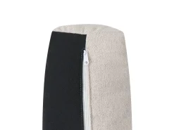 Divano angolare 5 posti VENG Tessuto Beige chiaro Lato Sinistro