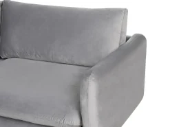 Divano angolare 4 posti VINTERBRO Velluto Grigio Lato destro
