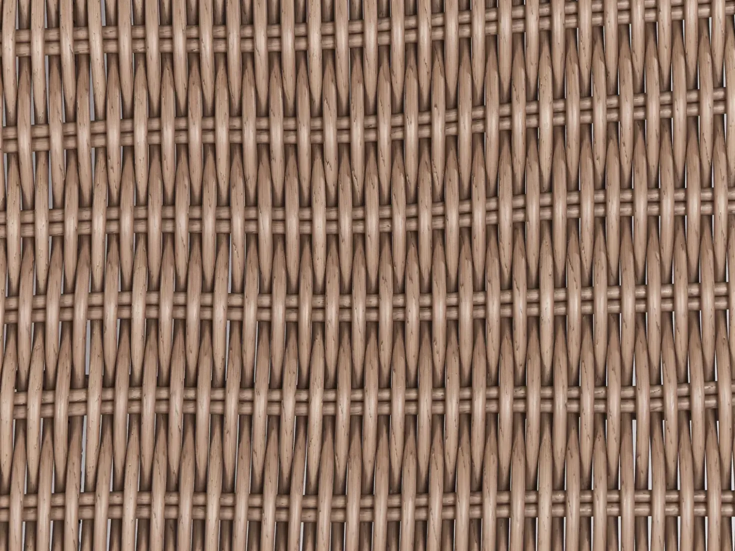 Divano angolare da giardino con pouf 6 posti PALERMO Modulare Rattan sintetico (PE) Marrone