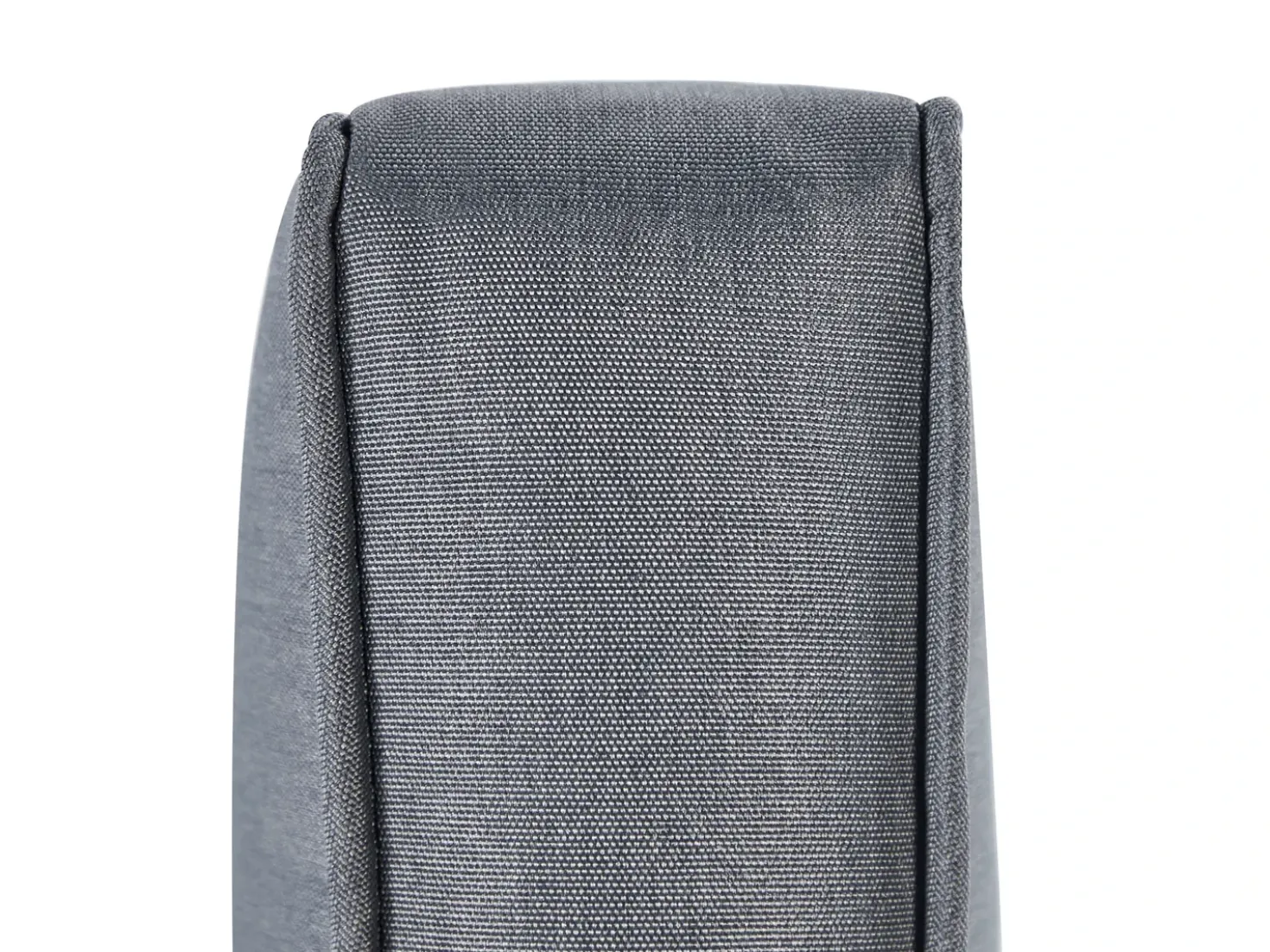 Divano angolare da giardino con pouf 9 posti TEGLIO Rattan sintetico (PE) Grigio
