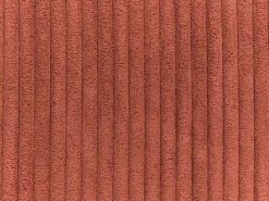 Divano angolare modulare 4 posti LEMVIG Velluto a coste Marrone dorato con ottomana Lato Sinistro