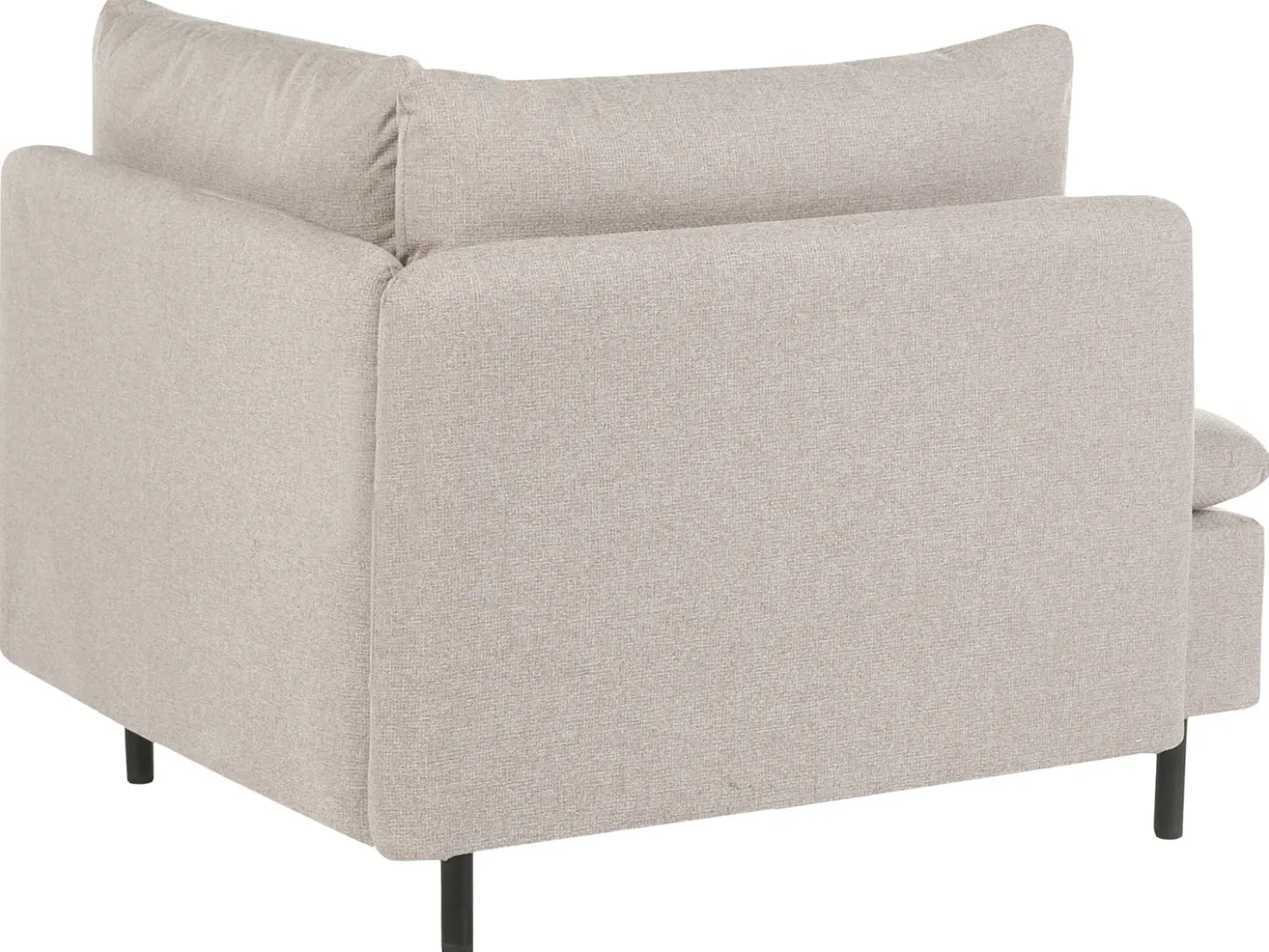 Divano angolare modulare 3 posti EGERIS Tessuto Beige Lato destro