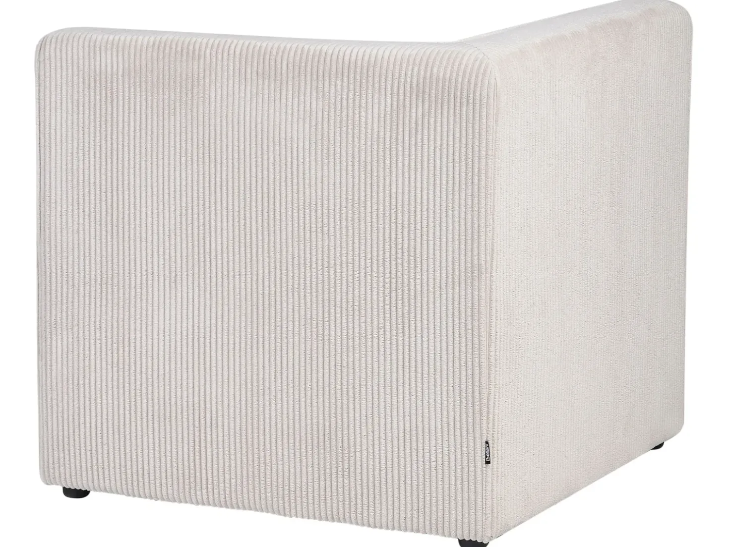 Divano angolare modulare 4 posti LEMVIG Velluto a coste Beige Lato Sinistro