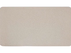 Divano angolare modulare 5 posti KIVVIK Bouclé Beige con ottomana Lato destro
