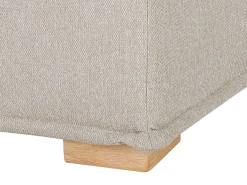 Divano angolare modulare 4 posti TIBRO Tessuto Beige chiaro Lato destro