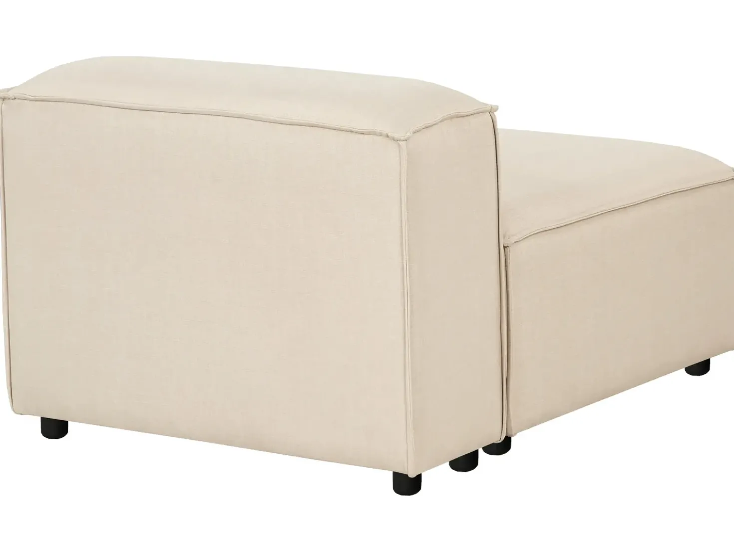 Divano angolare modulare 4 posti ARDAL Tessuto Beige Lato Sinistro
