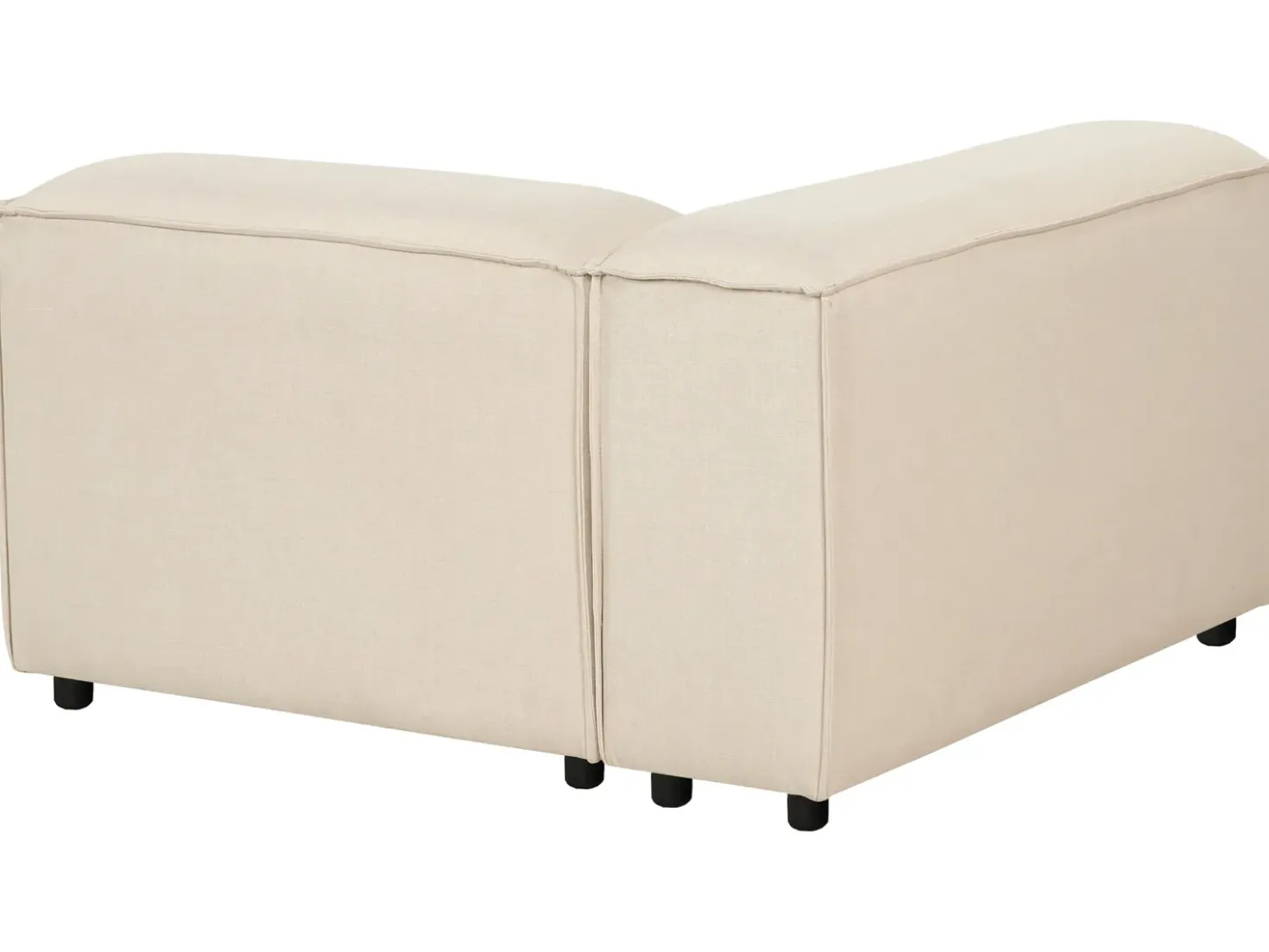 Divano angolare modulare 4 posti ARDAL Tessuto Beige Lato Sinistro