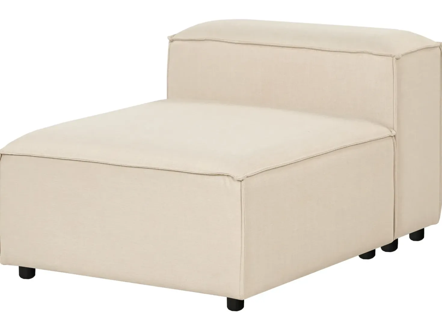 Divano angolare modulare 4 posti ARDAL Tessuto Beige Lato destro