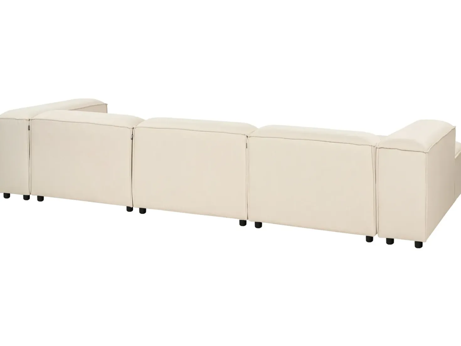 Divano angolare modulare 4 posti ARDAL Tessuto Beige Lato destro