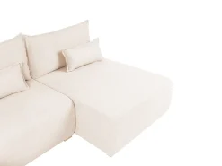 Divano angolare modulare NERBO Bouclé Beige Lato Sinistro