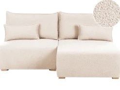 Divano angolare modulare NERBO Bouclé Beige Lato Sinistro