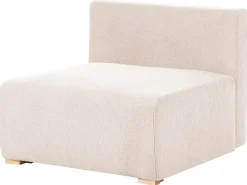 Divano angolare modulare NERBO Bouclé Beige Lato Sinistro