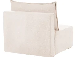 Divano angolare modulare NERBO Bouclé Beige Lato Sinistro