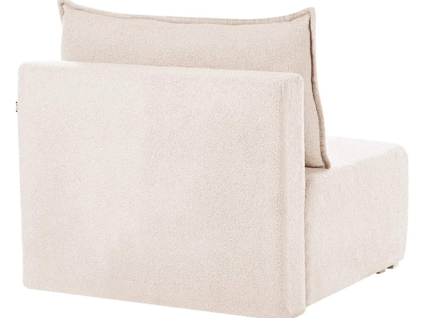 Divano angolare modulare NERBO Bouclé Beige Lato destro