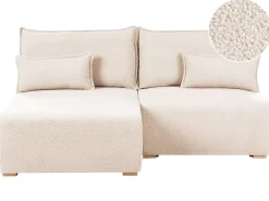 Divano angolare modulare NERBO Bouclé Beige Lato destro