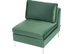 Divano angolare modulare 4 posti EVJA Velluto Verde Lato destro