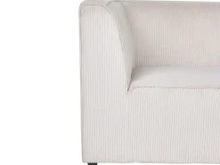 Divano angolare modulare 4 posti LEMVIG Velluto a coste Beige Lato destro