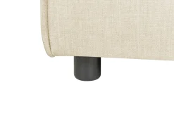 Divano angolare modulare 3 posti APRICA Lino sintetico Beige Lato destro