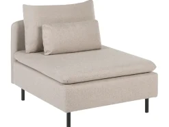 Divano angolare modulare 3 posti EGERIS Tessuto Beige Lato Sinistro