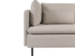 Divano angolare modulare 3 posti EGERIS Tessuto Beige Lato Sinistro