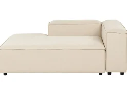 Divano angolare modulare 3 posti ARDAL Tessuto Beige con ottomana Lato destro