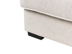 Divano angolare RENDERS Tessuto Beige chiaro Lato Sinistro