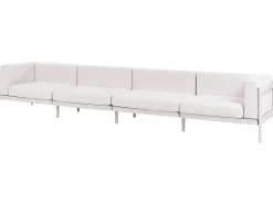 Divano da giardino 4 posti FERRETTI Beige chiaro
