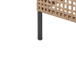 Divano da giardino 2 posti OMEGANA Rattan sintetico (PE) Beige chiaro