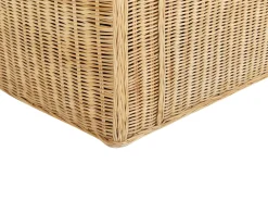 Divano da giardino 3 posti LIVADEIA Rattan Naturale