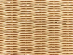 Divano da giardino 3 posti LIVADEIA Rattan Naturale