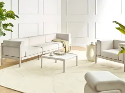 Divano da giardino 3 posti FERRETTI Beige chiaro