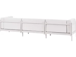 Divano da giardino 3 posti FERRETTI Beige chiaro