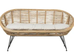 Divano da giardino 2 posti MARATEA Rattan Naturale