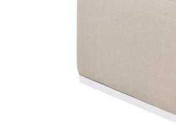 Divano da giardino con pouf 7 posti BATTIFOLLO Modulare Beige