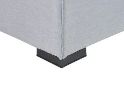 Divano da giardino con pouf 4 posti AREZZO Modulare Grigio chiaro