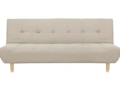 Divano letto 3 posti ALSTEN Tessuto Beige