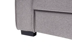 Divano letto 3 posti AROLE Tessuto Grigio