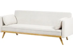 Divano letto 3 posti ASAA Tessuto Bianco sporco