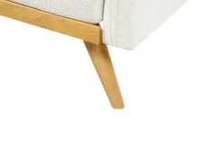 Divano letto 3 posti ASAA Tessuto Bianco sporco