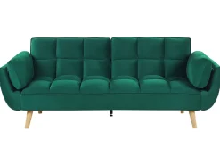Divano letto 3 posti ASBY Velluto Verde