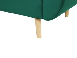 Divano letto 3 posti ASBY Velluto Verde