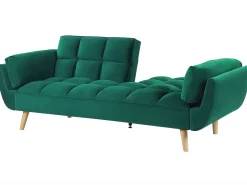 Divano letto 3 posti ASBY Velluto Verde