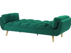 Divano letto 3 posti ASBY Velluto Verde