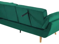 Divano letto 3 posti ASBY Velluto Verde