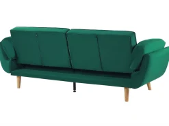 Divano letto 3 posti ASBY Velluto Verde