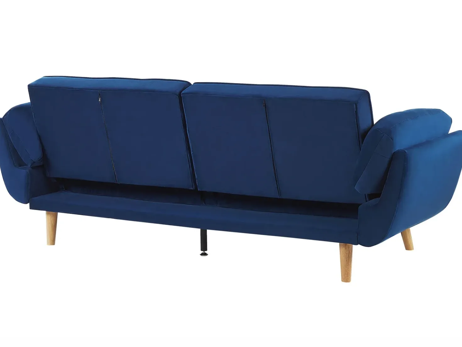 Divano letto 3 posti ASBY Velluto Blu marino