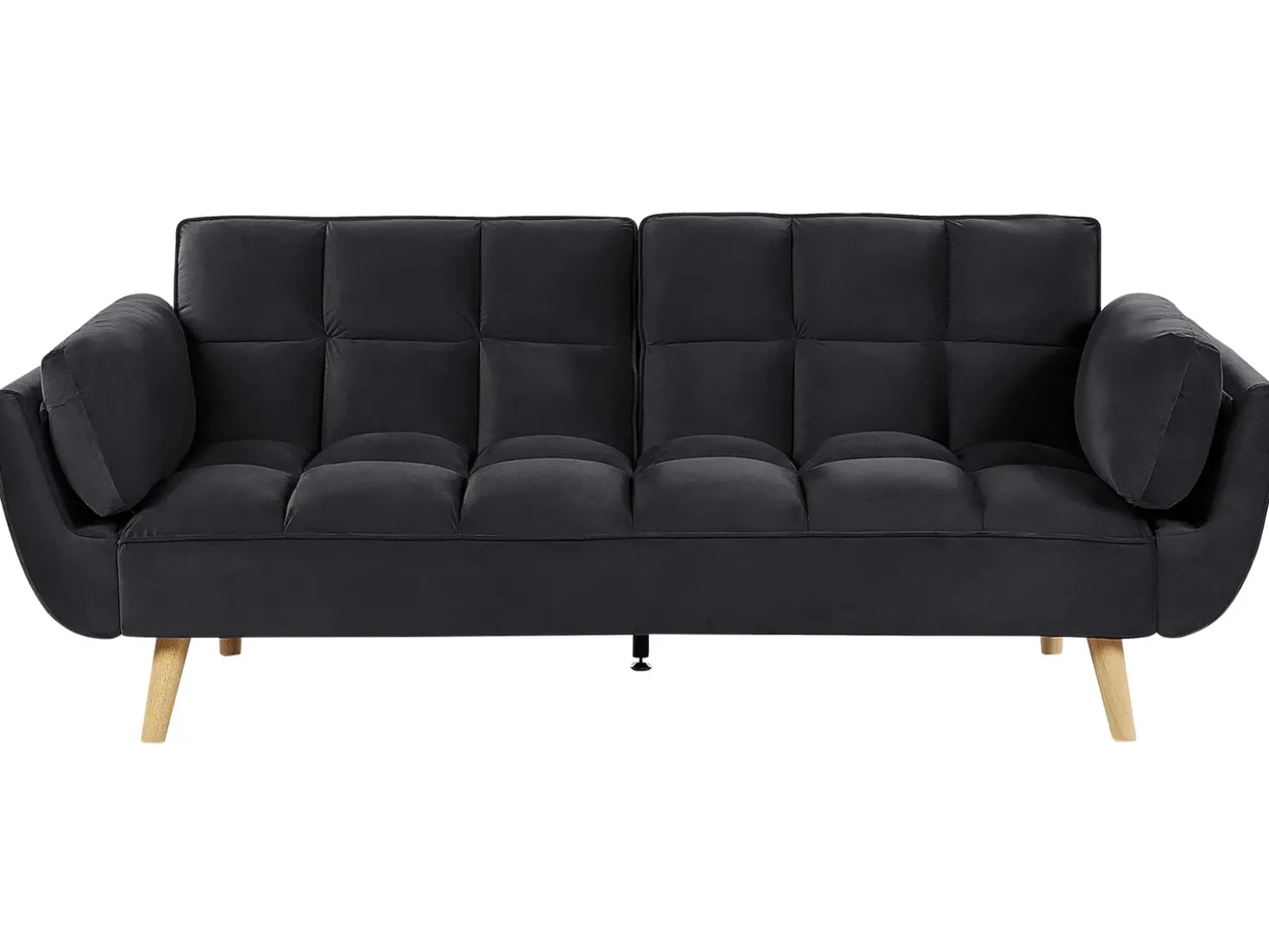 Divano letto 3 posti ASBY Velluto Nero