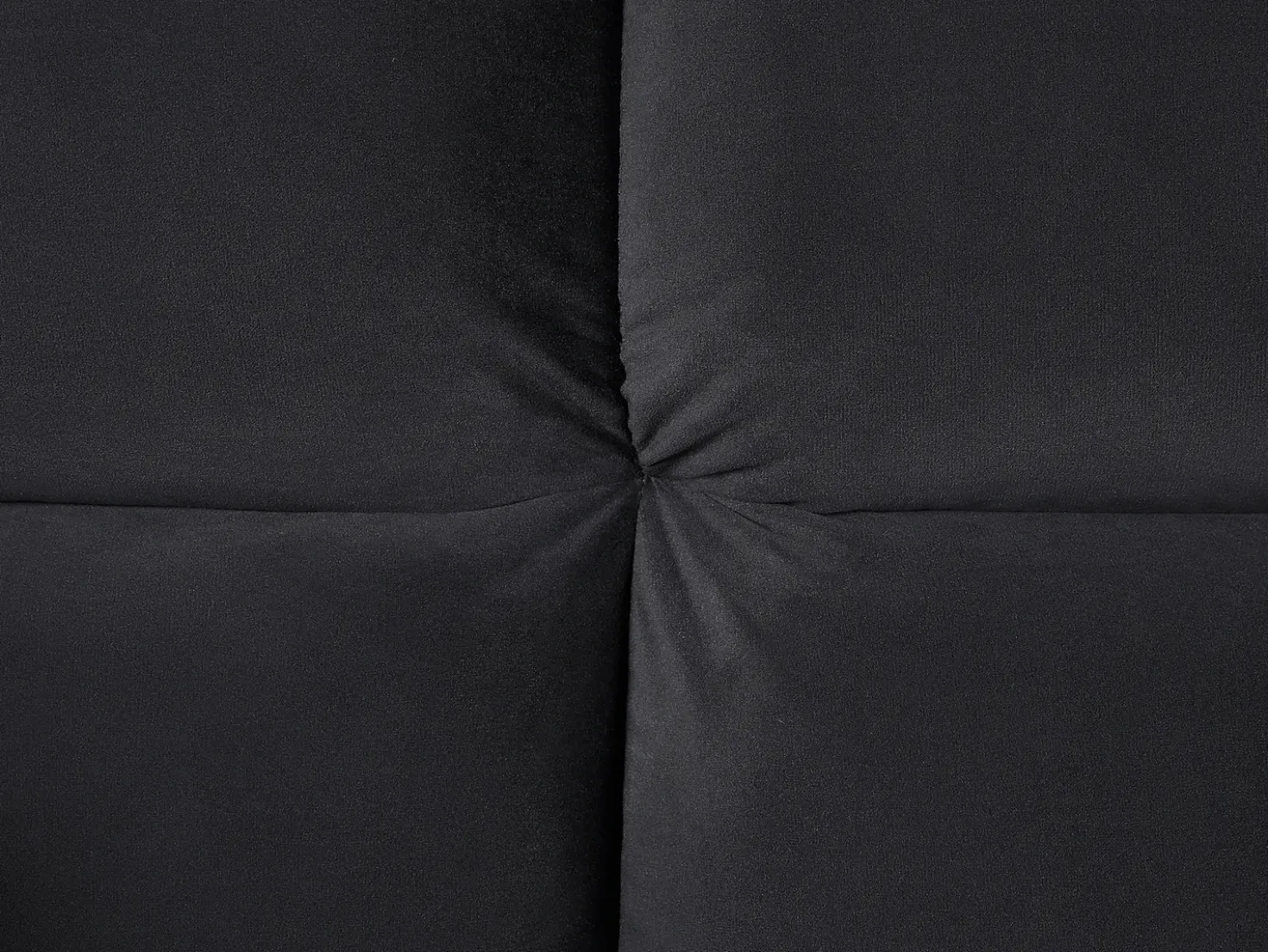 Divano letto 3 posti ASBY Velluto Nero