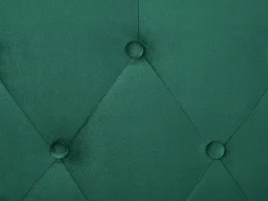 Divano letto 2 posti BARDU Velluto Verde scuro